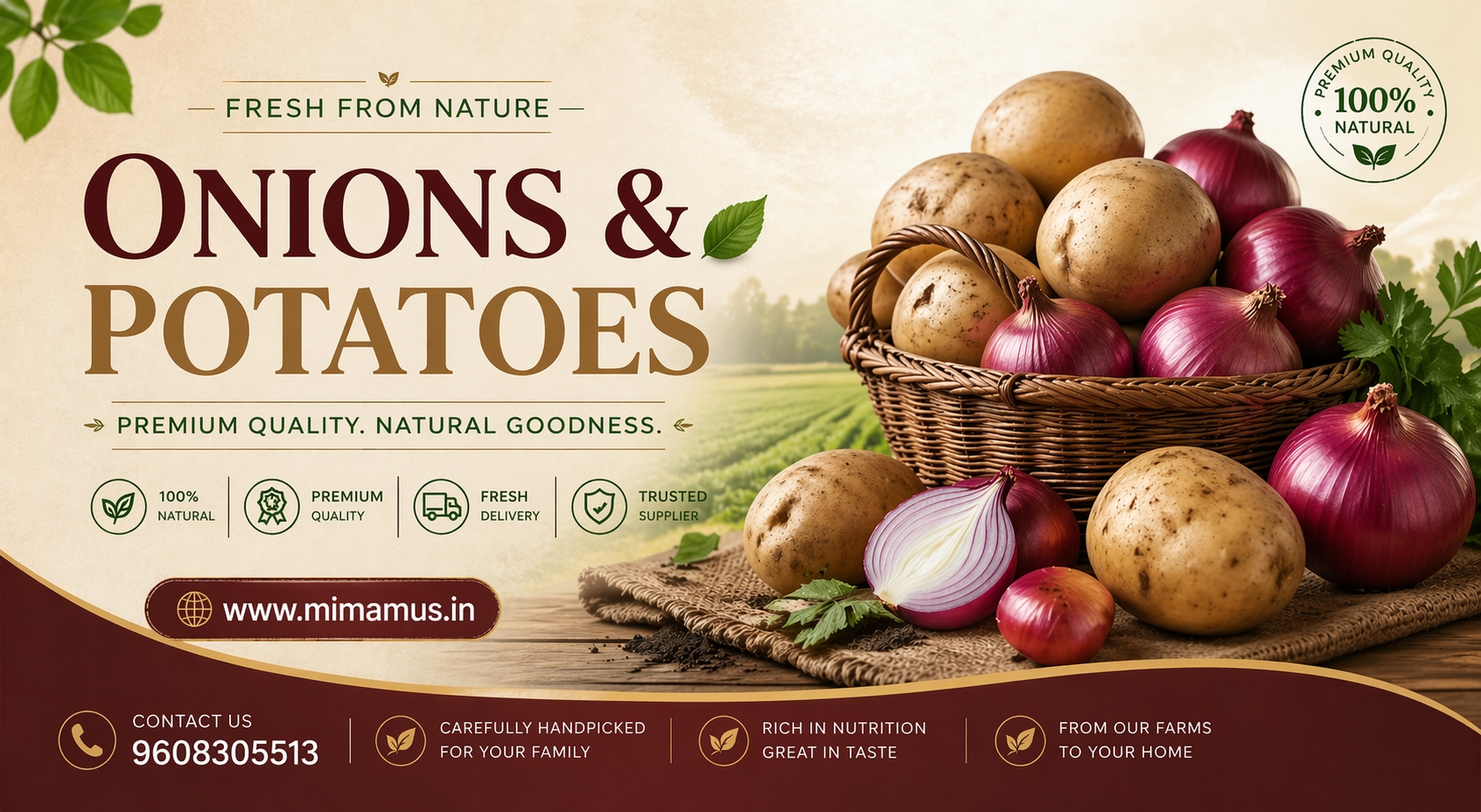 Onion&potato Banner